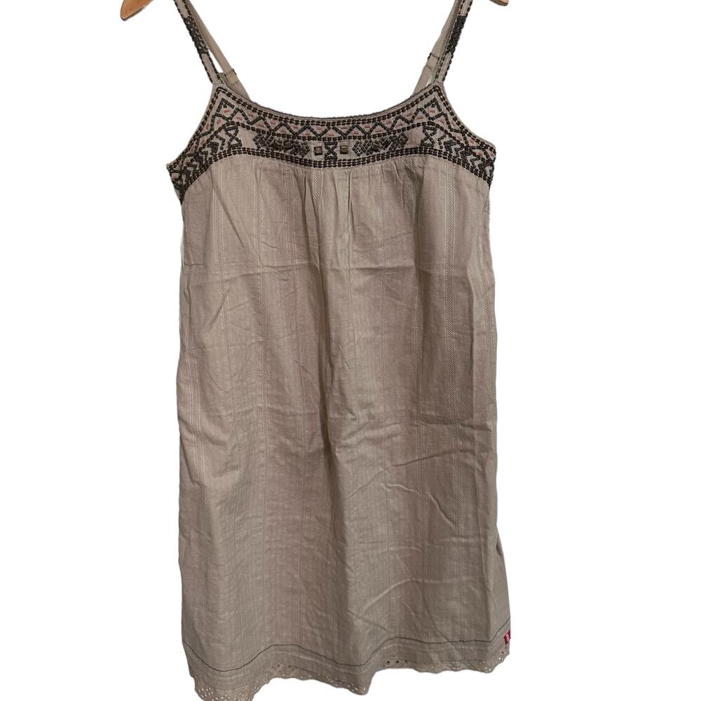 Edc Emroidered Strappy Dress Large